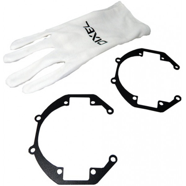 Переходная рамка Toyota RAV4 III XA30, 2006-2010 г.в. Модуль DIXEL MINI BI-LED 3.0" (Кт, 2 шт)