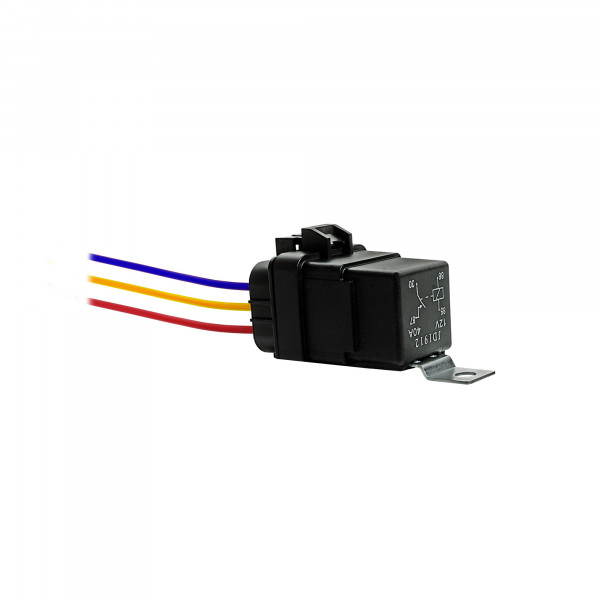 Реле 4-контактное влагозащищенное с колодкой DIXEL 12V 40А