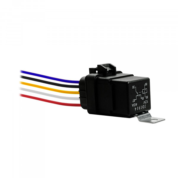 Реле 5-контактное влагозащищенное с колодкой DIXEL 12V 40А