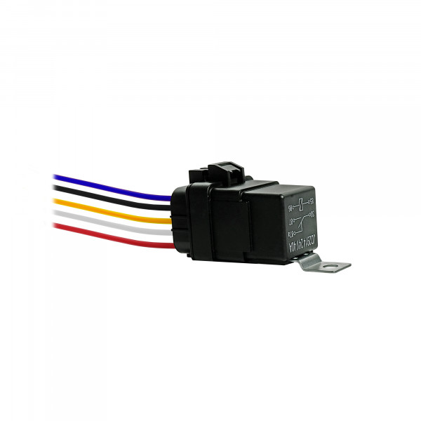 Реле 5-контактное влагозащищенное с колодкой DIXEL 24V 40А