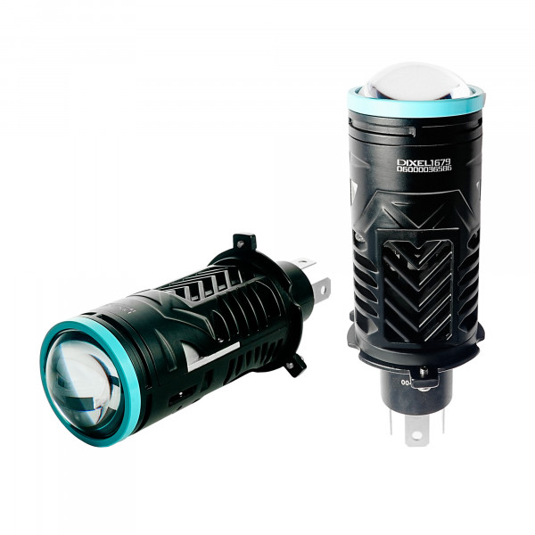 Мини линзы DIXEL A1 LED H4 5500K 12В (2 шт.)