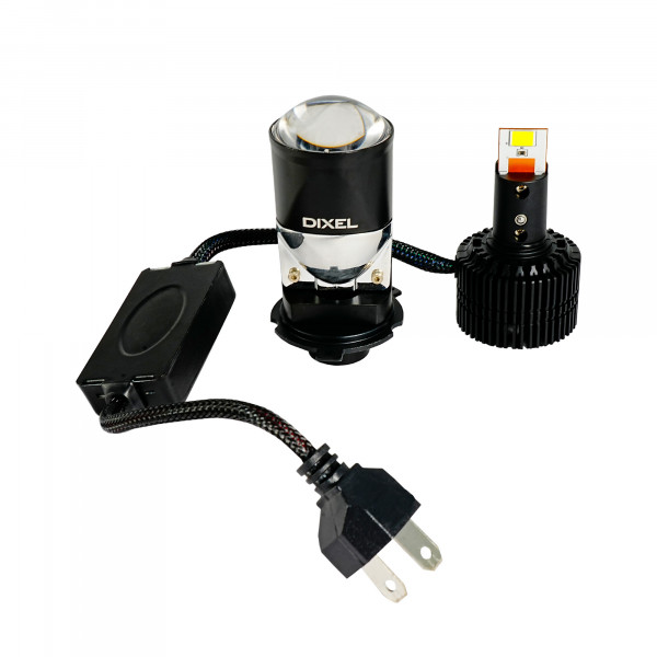 Мини линзы DIXEL C25 LED H4 5000K 12В (2 шт.)-2