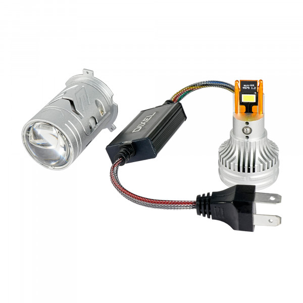 Мини линзы DIXEL E25 LED H4 5000K 12В (2 шт.)-2