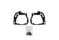 Рамки для Toyota Land Cruiser Prado 150 Рестайлинг 2 (LED) (2017 - 2020 г.в.) на 3/5R (2 шт.)