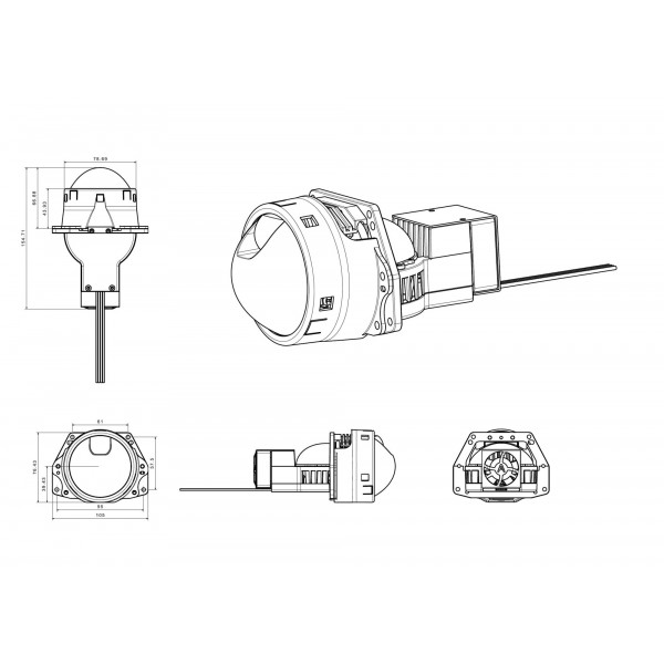 DIXEL BI-LED DX1500 3-3