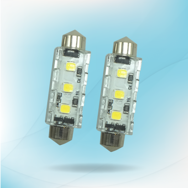 DIXEL С5W 3С 44мм Белые 12В (2 шт.)-1