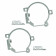 Рамки DIXEL для линз в ПТФ Honda/Ford 2.0" (2 шт.)