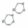 Рамки DIXEL для линз в ПТФ Opel/Buick 2.0" (2 шт.)