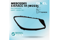 Стекло фары DIXEL для S-Класс VI (W222) Рестайлинг (2017 - 2020 Г.В.) (ПРАВОЕ)