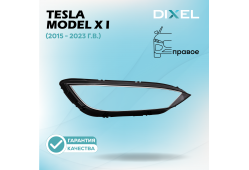 Стекло фары DIXEL для Model X I (2015 - 2023 Г.В.) (ПРАВОЕ)