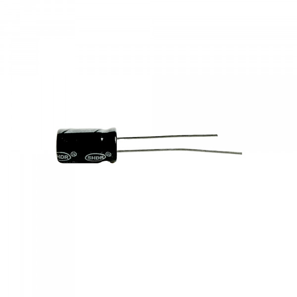 Конденсатор электролитический 25В-100мкФ (100uF-25V, -40+105C, 6x12мм)