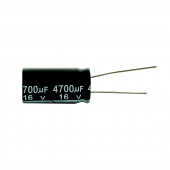 Конденсатор электролитический 16В-4700мкФ (4700uF-16V, -40+105C, 13x25мм)
