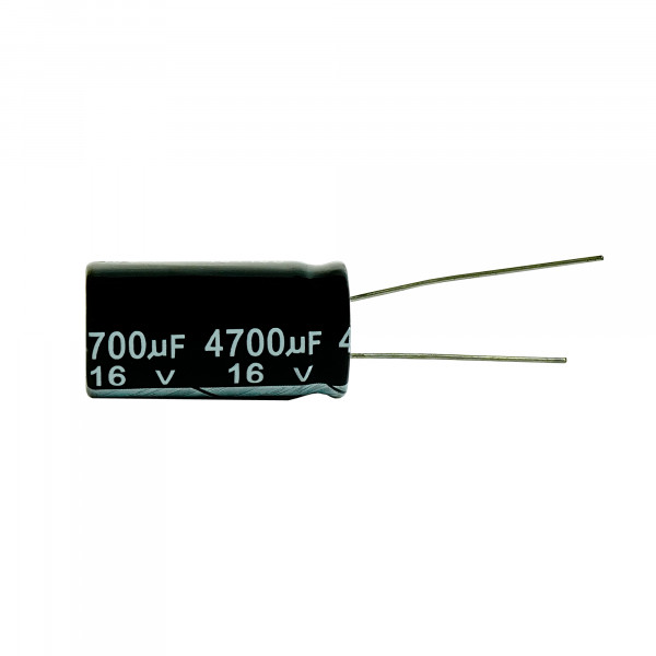 Конденсатор электролитический 16В-4700мкФ (4700uF-16V, -40+105C, 13x25мм)