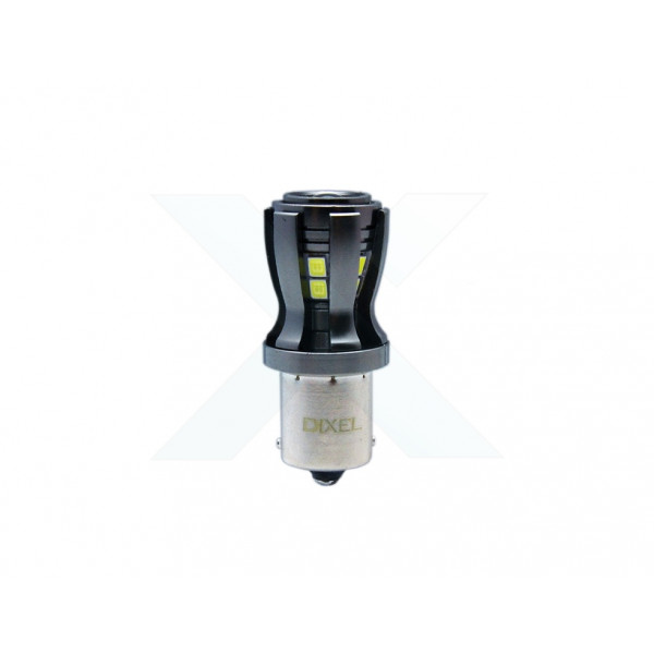 Светодиодная лампа DIXEL P21W (BA15S) (1156) 16 SMD L (2835) Белый (Не полярный) 12V