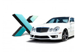 Стекло фары DIXEL для Mercedes-Benz E W211 (2002 - 2009 Г.В.) (ЛЕВОЕ)