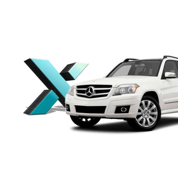 Стекло фары OEM Mercedes-Benz GLK X204 (2008 - 2012 Г.В.) (ПРАВОЕ)