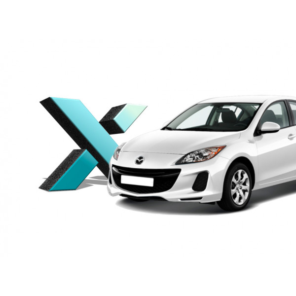 Стекло фары Mazda 3 BL (2009 - 2013 Г.В.) (ПРАВОЕ)