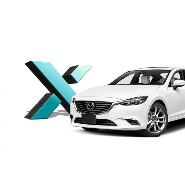 Стекло фары Mazda 6 III (GJ) - Рестайлинг (2015 - 2018 Г.В.) (ПРАВОЕ)