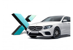 Стекло фары DIXEL для Mercedes-Benz E W213 LED (2017 - 2020 Г.В.) (ЛЕВОЕ)