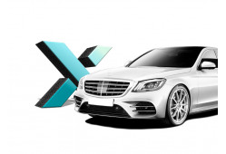 Стекло фары DIXEL для Mercedes-Benz S W222 РЕСТАЙЛИНГ (2017 - 2020 Г.В.) (ПРАВОЕ)