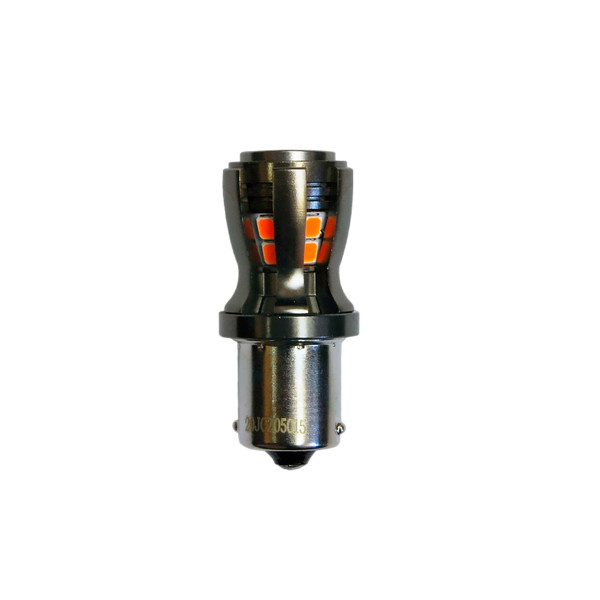 Светодиодная лампа Dixel P21W (BA15S) 16 SMD Желтый 1 шт.