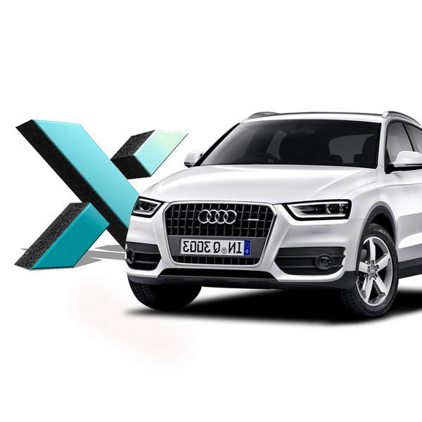 Стекло фары AUDI Q3 2011-2014 ЛЕВОЕ, 1 шт.