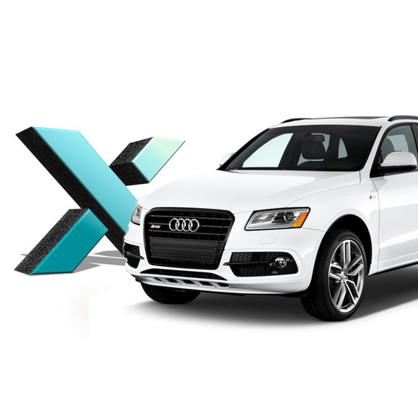 Стекло фары AUDI Q5 рест. 2012-2017 ЛЕВОЕ, 1 шт.