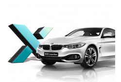 Стекло фары BMW 4-er F32/F33/F36 2013 - 2017 ЛЕВАЯ, 1 шт.