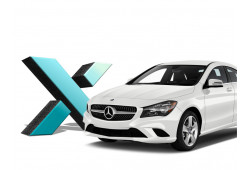 Стекло фары DIXEL для Mercedes-Benz CLA I (C117, X117) (2013 - 2016 Г.В.) (ЛЕВОЕ)