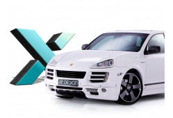 Стекло фары Porsche Cayenne I рестайлинг (957) 2007 - 2010 г.в. ЛЕВОЕ, 1 шт.