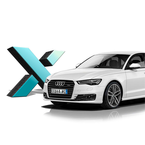 Стекло фары Х для Audi A6 IV (C7) Рестайлинг (2014 - 2018 Г.В.) (ПРАВОЕ)