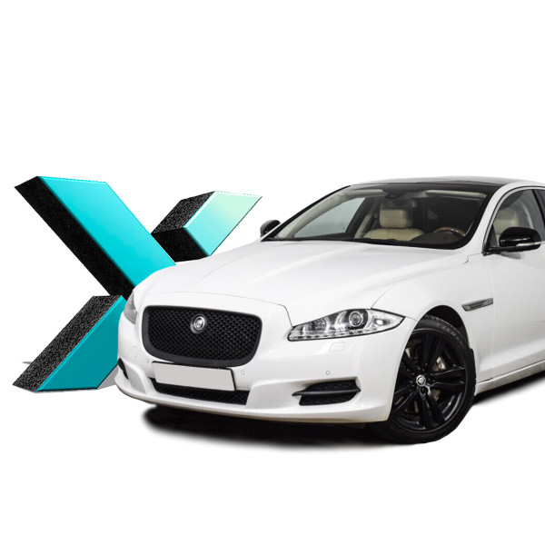 Стекло фары Х для Jaguar XJ IV (X351) (2009 - 2015 Г.В.) (ЛЕВОЕ)
