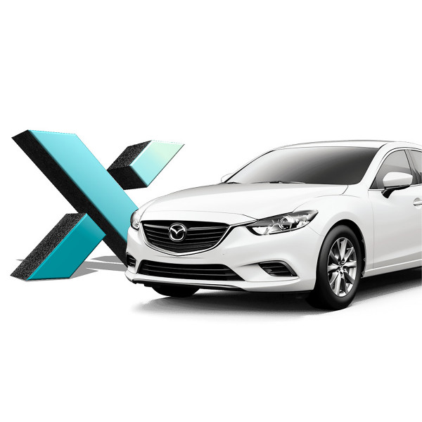 Стекло фары Mazda 6 III (GJ) (2012 - 2015 Г.В.) (ПРАВОЕ)