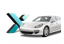 Стекло фары Porsche Panamera I (2009 - 2013 Г.В.) (ПРАВОЕ)