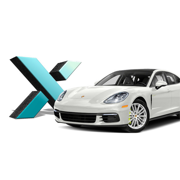 Стекло фары Porsche Panamera I Рестайлинг (2013 - 2016 Г.В.) (ПРАВОЕ)