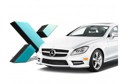 Стекло фары DIXEL для Mercedes-Benz CLS C218 (2010 Г.В. - 2014 Г.В.) (ЛЕВОЕ)