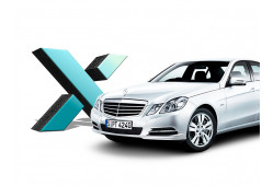 Стекло фары DIXEL для Mercedes-Benz E W212 (2009 - 2013 Г.В.) (ПРАВОЕ)
