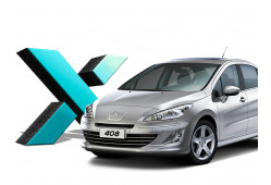 Стекло фары OEM Peugeot 408 I (2012 - 2017 Г.В.) (ПРАВОЕ)