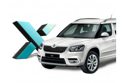 Стекло фары OEM Skoda Yeti I Рестайлинг (2013 - 2018 Г.В.) (ЛЕВОЕ)