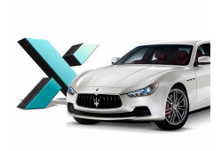 Стекло фары X для Maserati Ghibli III (2013 - 2016 Г.В.) (ЛЕВОЕ)