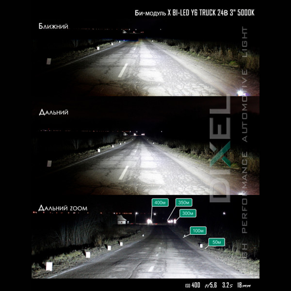 DIXEL X-LED Y6 TRUCK 3.0 5000k 24v (2 шт.)-9