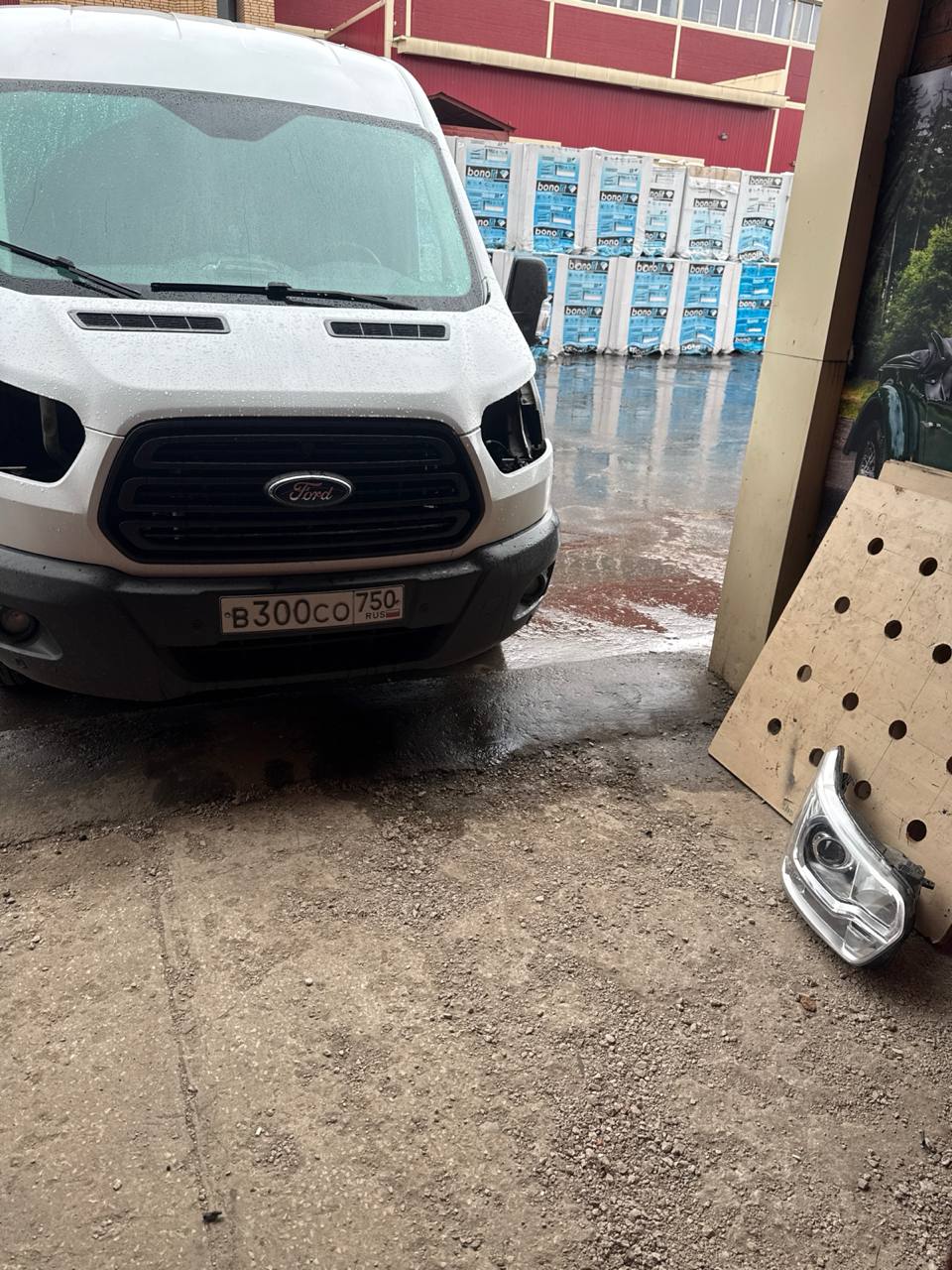 Ford Transit после retrofit фар